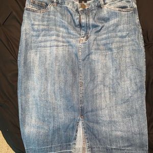 Denim skirt size 10